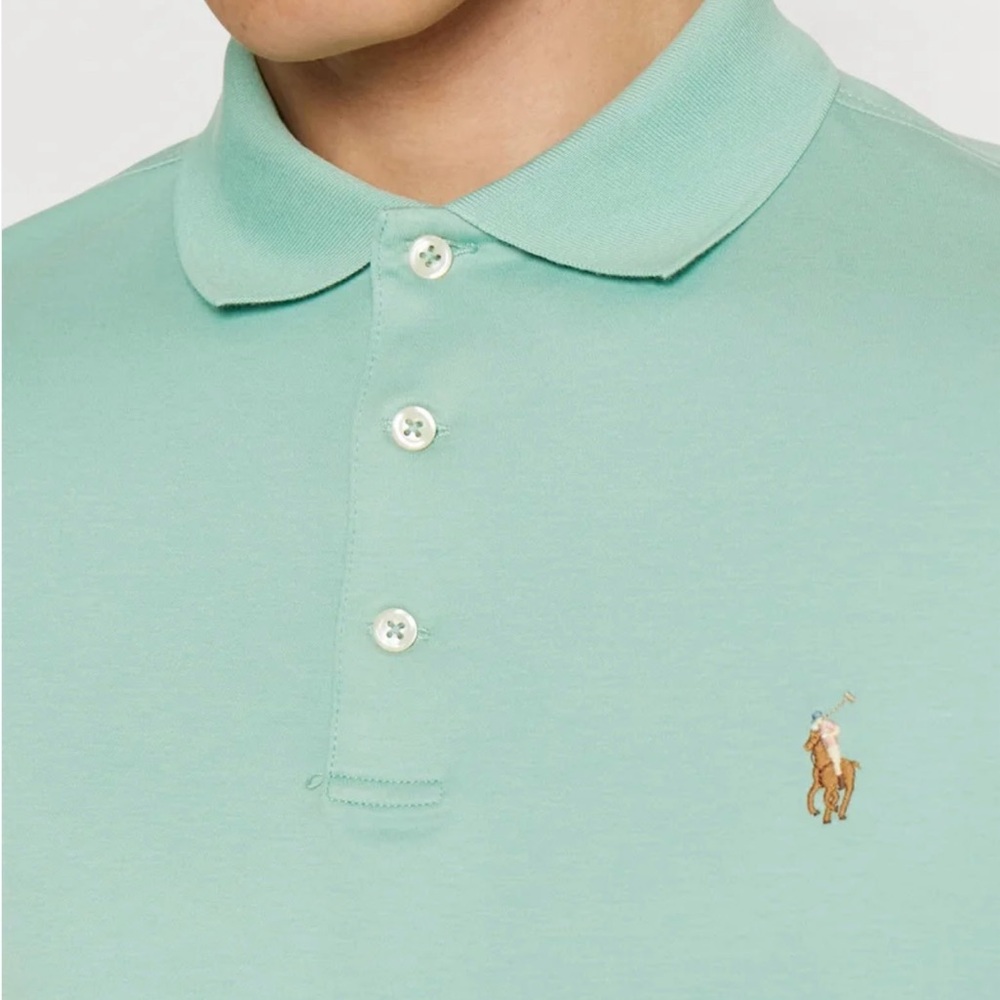 Polo Ralph Lauren men’s size XXL classic fit polo short sleeve shirt (green) - Picture 6 of 12
